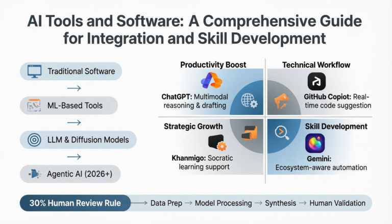 Artificial intelligence tools and software