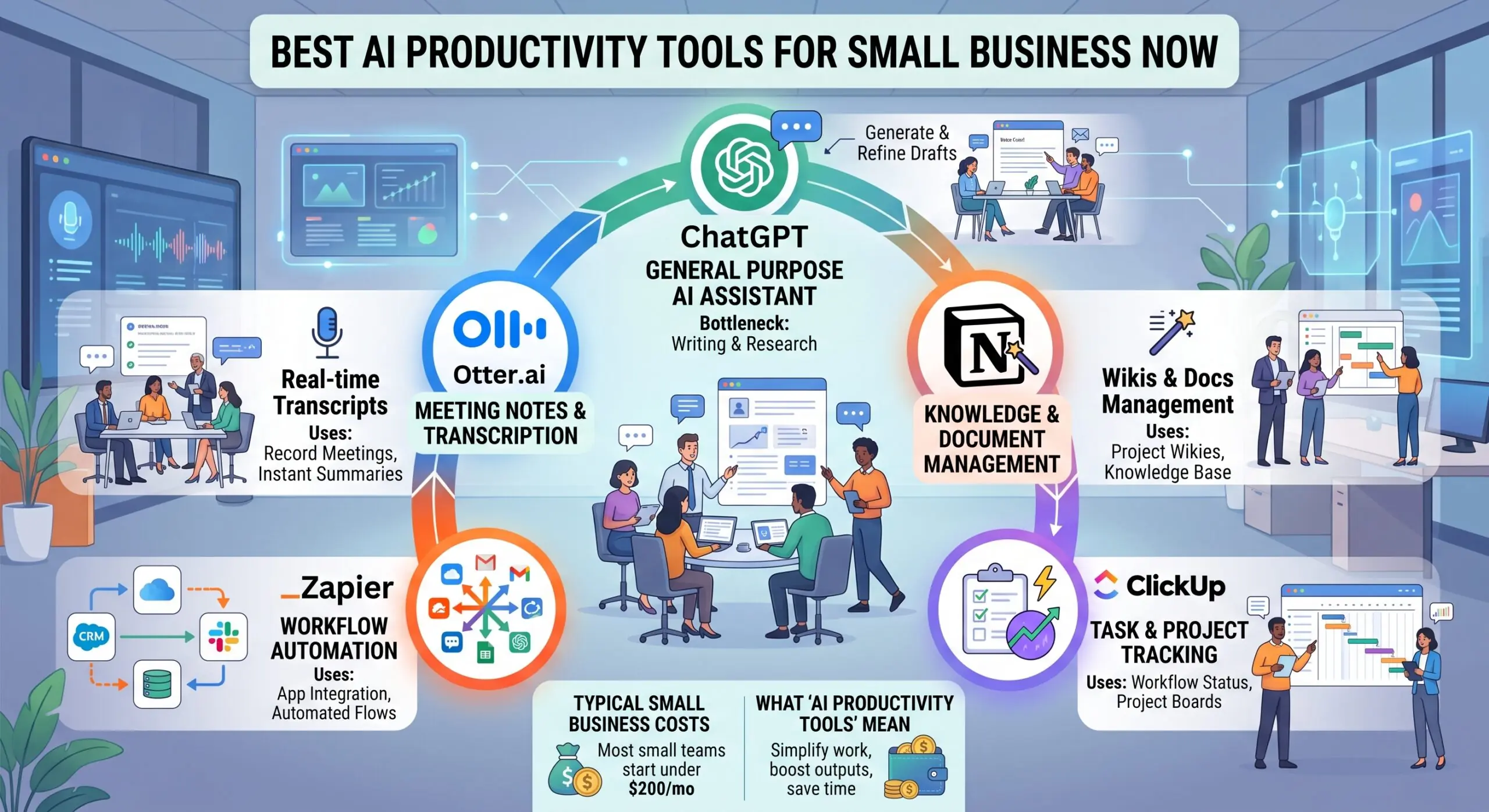 AI tools for small business compared in 2026