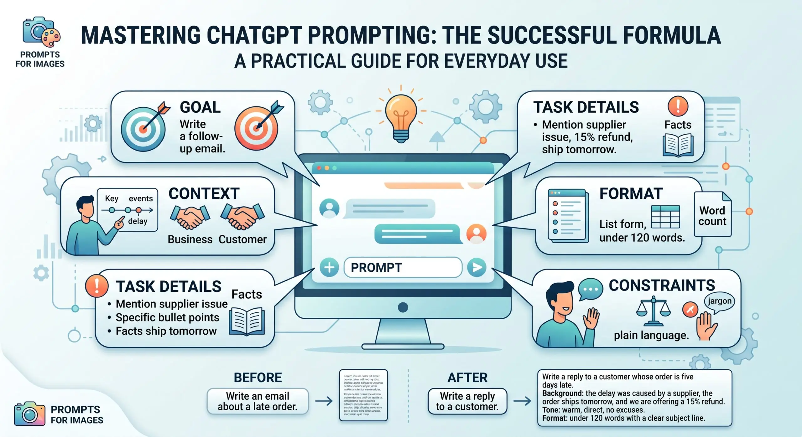 how to write ChatGPT prompts